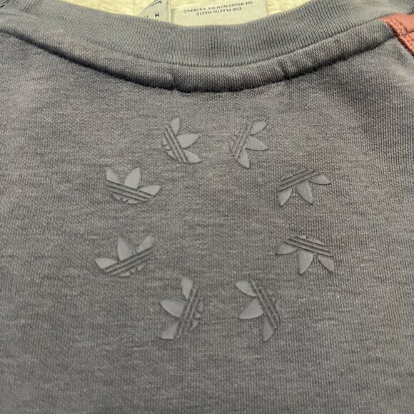 Adidas Originals M Trefoil Bold Club Spliced Tricolor Tee Blue Green Red Shirt - Picture 12 of 13